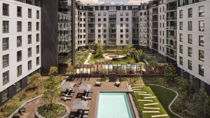 Marriott Executive Apartments Johannesburg - Melrose Arch Commercial Properties - Hotels and Conferencing - Courtyard View
